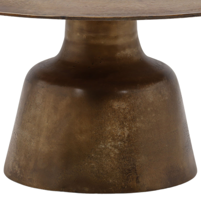 Golbez - Coffee Table - Vintage Brass Antique