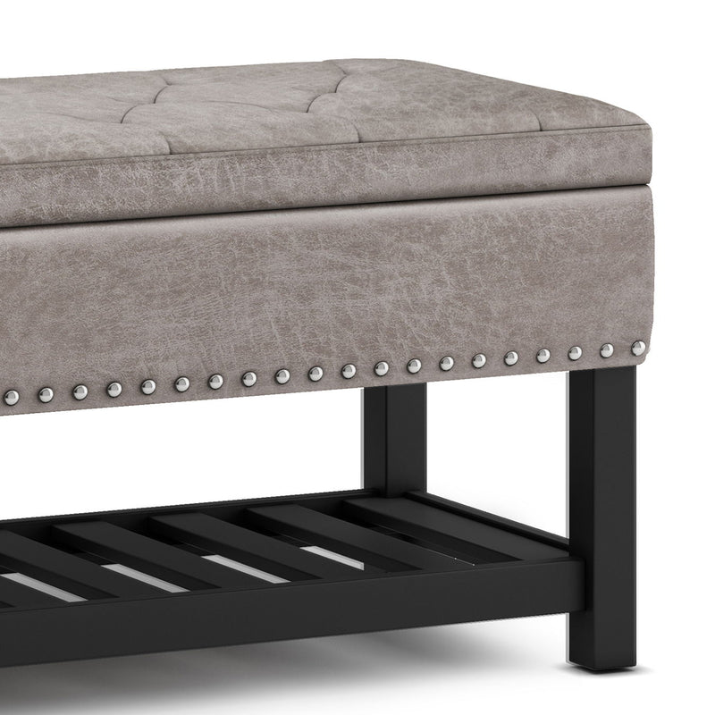 Lomond - Upholstered Storage Ottoman Bench - R&R Furniture Gallery (Fountain Valley, CA)