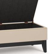 Oregon - Contemporary Storage Ottoman Bench With Tray - R&R Furniture Gallery (Fountain Valley, CA)