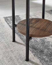 Wrenwich - Occasional Table Set (Set of 3) - Brown / Black / White - R&R Furniture Gallery (Fountain Valley, CA)