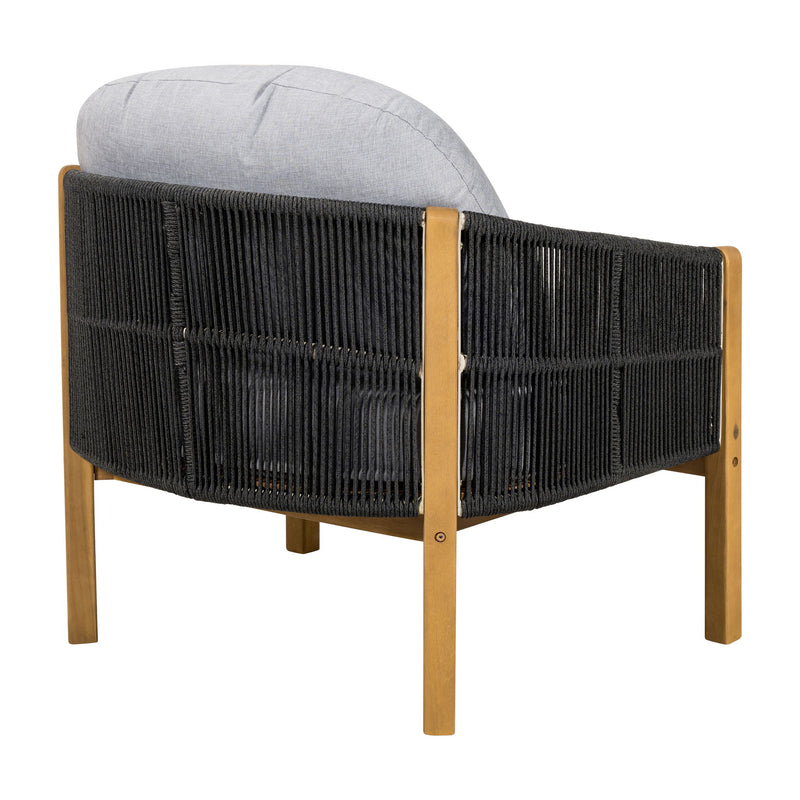 Grotta - Outdoor Wood Club Chair (Set of 2) - R&R Furniture Gallery (Fountain Valley, CA)