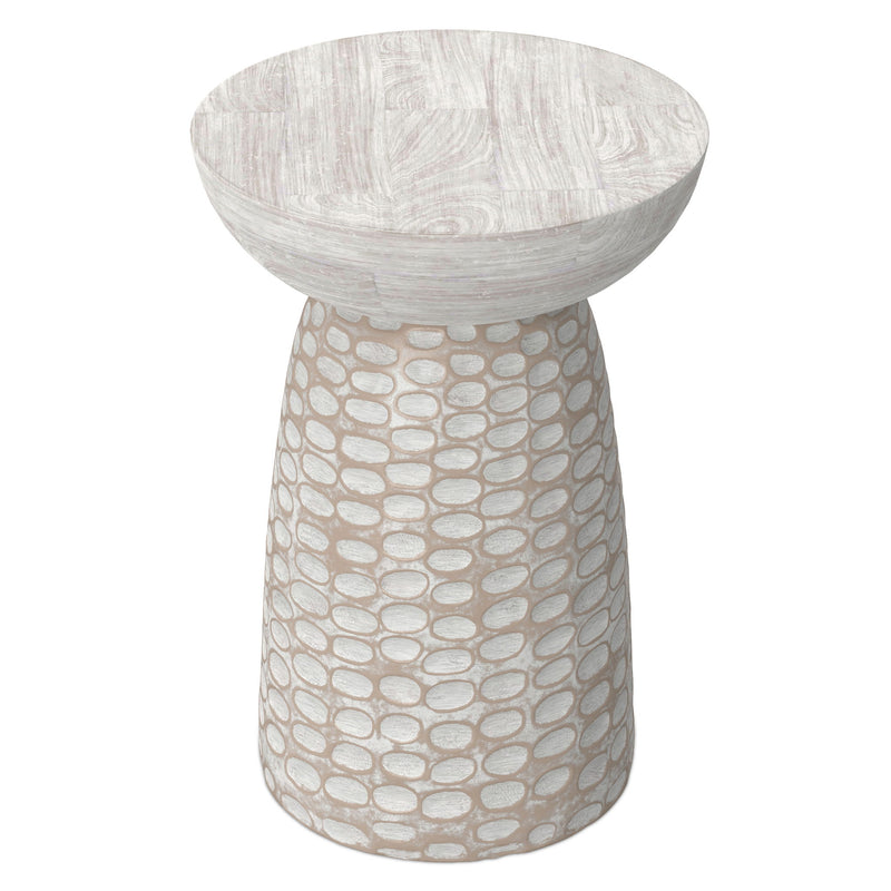 Boyd - Accent Table - White Wash - R&R Furniture Gallery (Fountain Valley, CA)