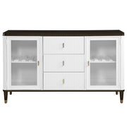 Carena - Server - White & Brown - R&R Furniture Gallery (Fountain Valley, CA)