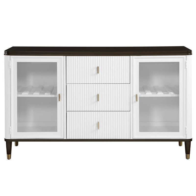 Carena - Server - White & Brown - R&R Furniture Gallery (Fountain Valley, CA)