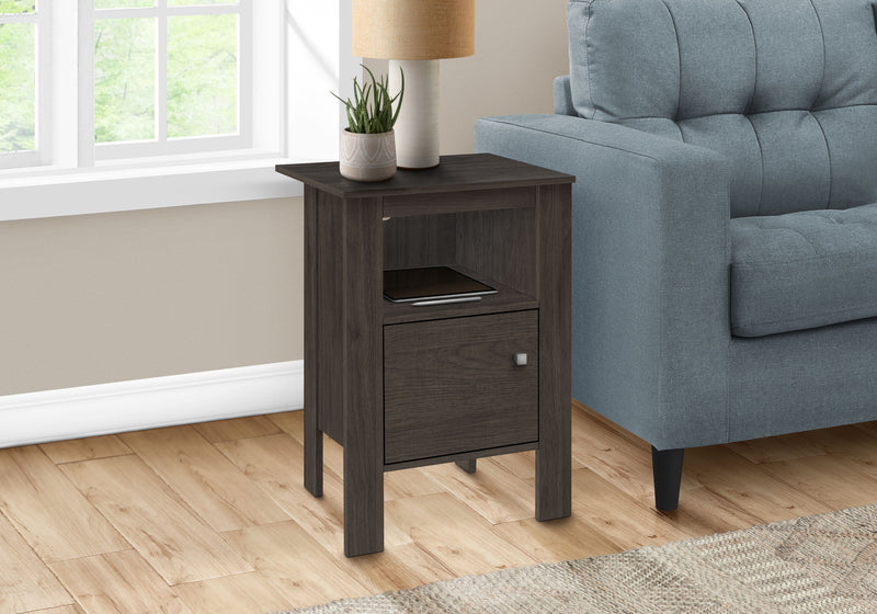 Accent Nightstand Side Table, Storage, Transitional - Oak - R&R Furniture Gallery (Fountain Valley, CA)