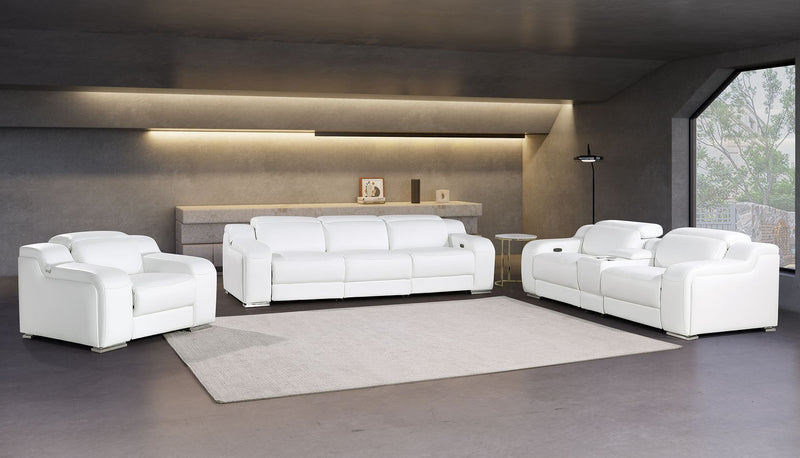1116 - 7-Piece Modular Power Reclining Sofa, Loveseat & Chair Set In With 6 Power Recliners & Power Headrests - R&R Furniture Gallery (Fountain Valley, CA)
