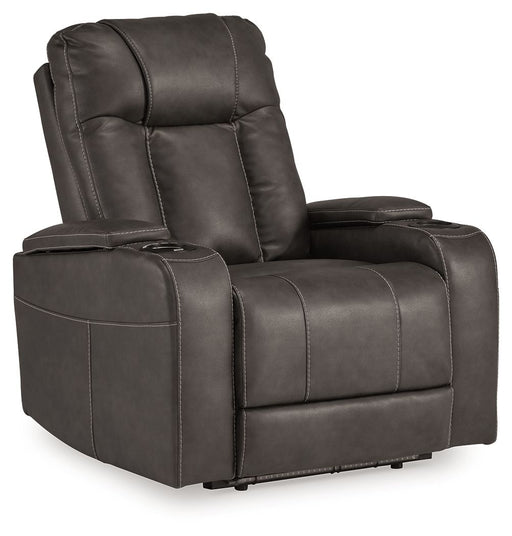 Feazada - Power Recliner With Adj Headrest - R&R Furniture Gallery (Fountain Valley, CA)