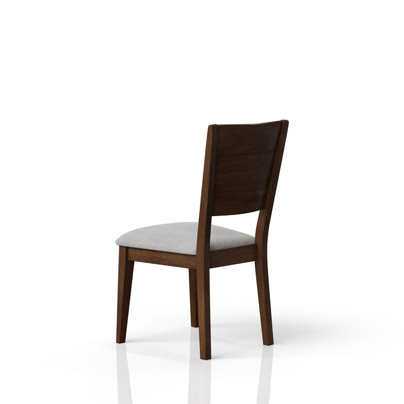 Dining Chairs Upholstered Side Chair - Cherry - R&R Furniture Gallery (Fountain Valley, CA)
