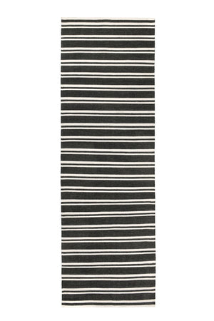 Classic Home Palma Stripe Rug, a stylish area rug with bold stripe pattern in neutral tones, perfect for modern living spaces.