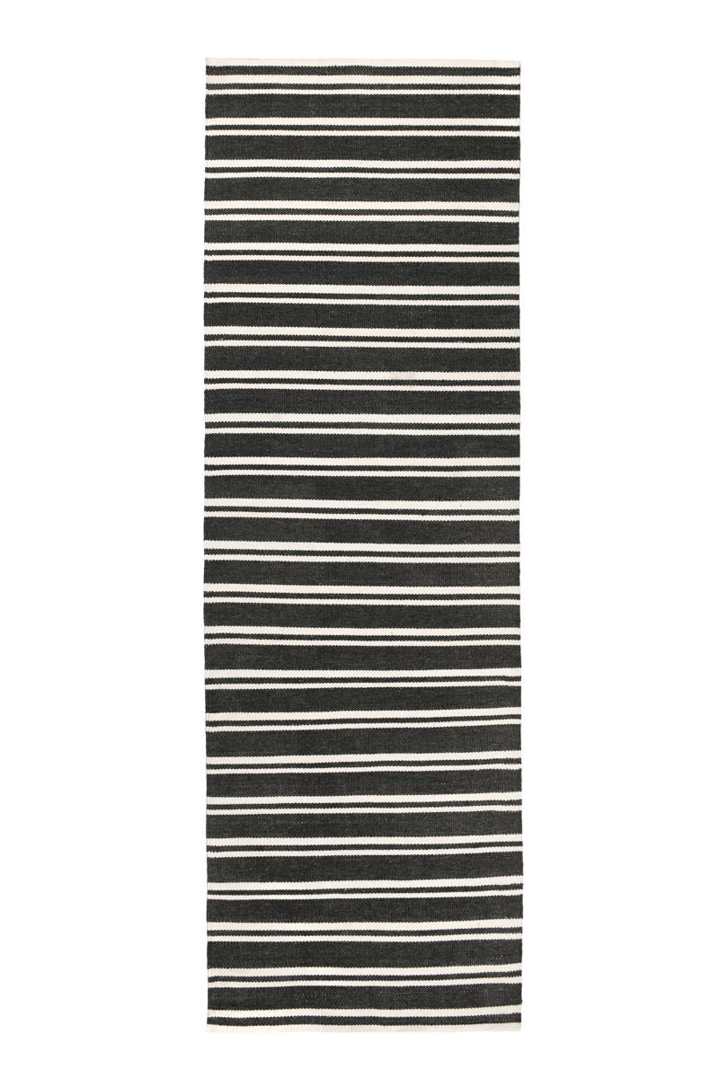 Classic Home Palma Stripe Rug, a stylish area rug with bold stripe pattern in neutral tones, perfect for modern living spaces.