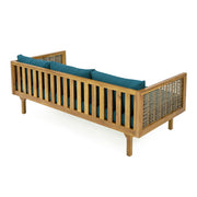 Claremont - 3 Seater Daybed Teak Acacia Wood Water Resistant Cushions - R&R Furniture Gallery (Fountain Valley, CA)