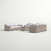 Stylish Sofa Seating Group With Cushions Perfect For Outdoor Gatherings - R&R Furniture Gallery (Fountain Valley, CA)