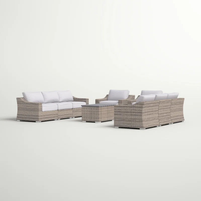 Stylish Sofa Seating Group With Cushions Perfect For Outdoor Gatherings - R&R Furniture Gallery (Fountain Valley, CA)