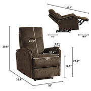 Recliner Chair With Power Function Easy Control Big Stocks, Recliner Single Chair For Living Room, Bed Room - R&R Furniture Gallery (Fountain Valley, CA)
