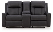Mackmenville - Double Reclining Loveseat With Console - R&R Furniture Gallery (Fountain Valley, CA)