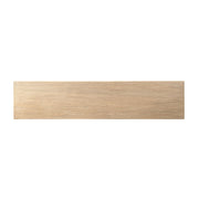 Jennifer Taylor Home Hawthorne dining bench in natural wood finish, showcasing a sleek, modern design with sturdy legs and smooth surface.