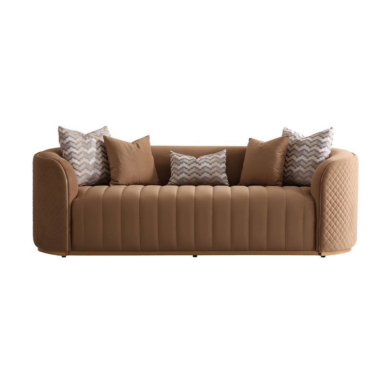 Ariana - Velvet Sofa - R&R Furniture Gallery (Fountain Valley, CA)