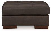Luigi - Ottoman - Thunder - R&R Furniture Gallery (Fountain Valley, CA)