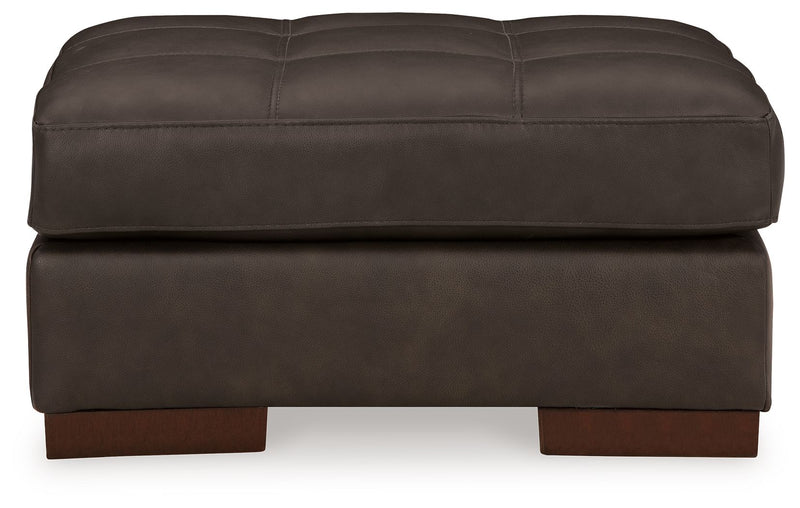 Luigi - Ottoman - Thunder - R&R Furniture Gallery (Fountain Valley, CA)