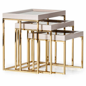 Carmela - Nesting Tables (Set of 3) - R&R Furniture Gallery (Fountain Valley, CA)