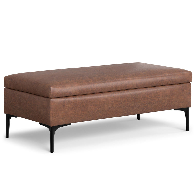 Rebecca - Multifunctional Coffee Table Storage Ottoman With Lift Up Lid - R&R Furniture Gallery (Fountain Valley, CA)