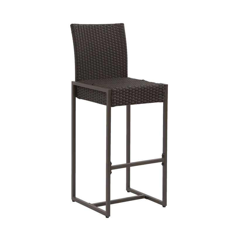 Outdoor Barstool With Hand Crafted Details (Set of 2) - R&R Furniture Gallery (Fountain Valley, CA)