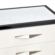 Tuxedo - 3-Drawer Nightstand - Piano Keyboard - R&R Furniture Gallery (Fountain Valley, CA)