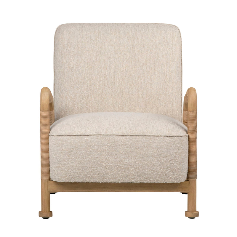 Clyde - Occasional Chair - Ivory And Natural