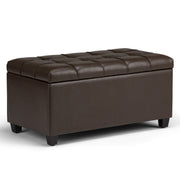 Sienna - Transitional Storage Ottoman Bench - R&R Furniture Gallery (Fountain Valley, CA)