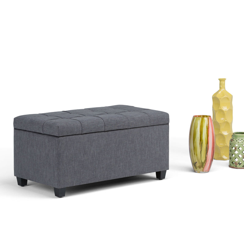 Sienna - Upholstered Storage Ottoman Bench - R&R Furniture Gallery (Fountain Valley, CA)
