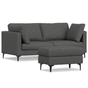 Ava - Mid Century Sofa With Ottoman Set - R&R Furniture Gallery (Fountain Valley, CA)