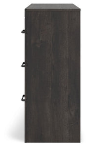 Hollivern - Six Drawer Dresser - Dark Gray - R&R Furniture Gallery (Fountain Valley, CA)