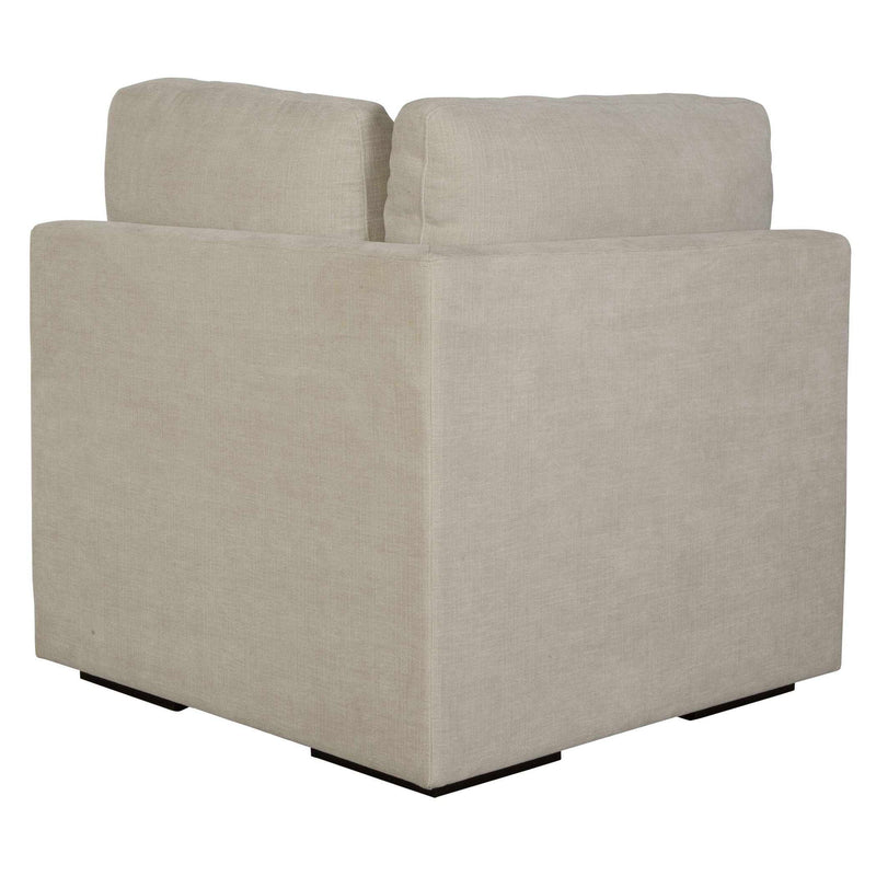 Uttermost Refuge corner sofa with plush cushions and modern design, showcasing its corner section and stylish upholstery.