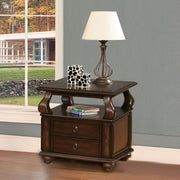 Amado - End Table - Walnut - R&R Furniture Gallery (Fountain Valley, CA)