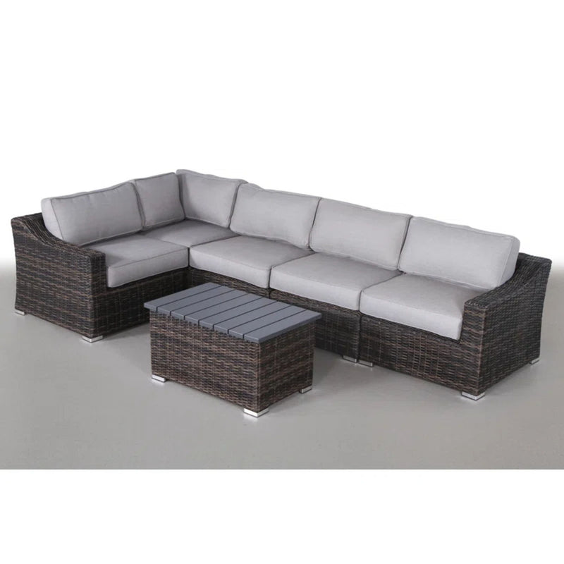 Stylish Sofa Seating Group With Cushions Perfect For Outdoor Gatherings - R&R Furniture Gallery (Fountain Valley, CA)
