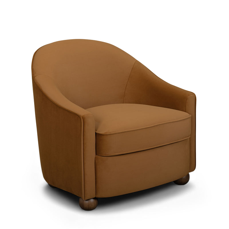 Cettie - Performance Velvet Accent Chair - R&R Furniture Gallery (Fountain Valley, CA)