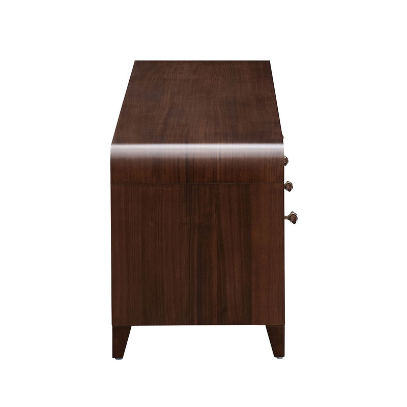 Houston - Media Cabinet - Walnut - R&R Furniture Gallery (Fountain Valley, CA)