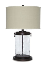 Tailynn - Glass Table Lamp  - Clear / Bronze Finish - R&R Furniture Gallery (Fountain Valley, CA)