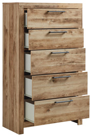 Hyanna - Five Drawer Chest - Tan Brown - R&R Furniture Gallery (Fountain Valley, CA)