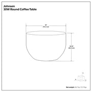 Johnsen - Handcrafted Metal Coffee Table - R&R Furniture Gallery (Fountain Valley, CA)