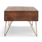 Hunter - Handcrafted Lift Top Coffee Table - R&R Furniture Gallery (Fountain Valley, CA)