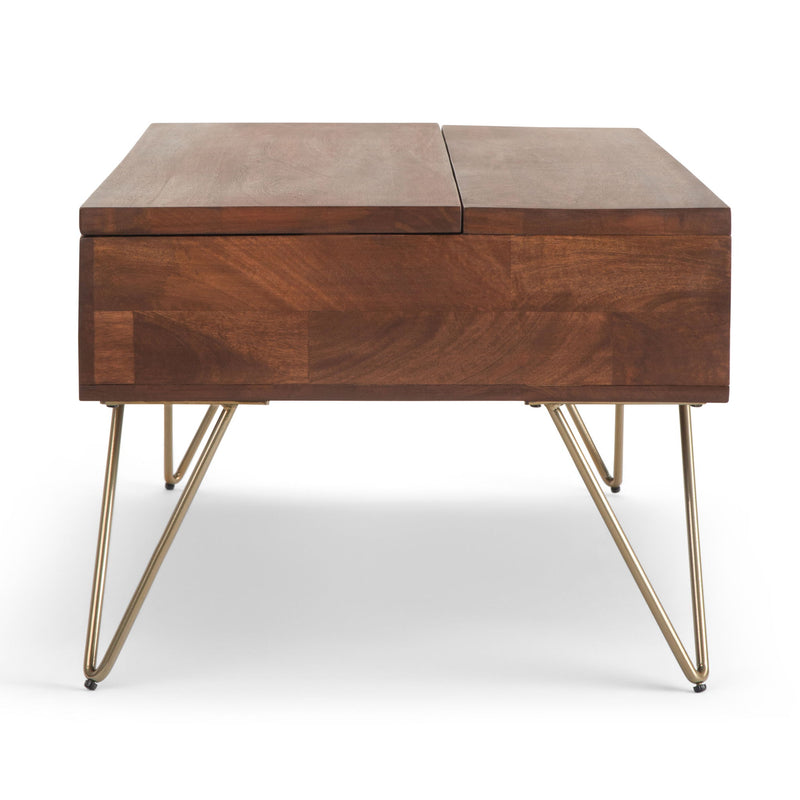 Hunter - Handcrafted Lift Top Coffee Table - R&R Furniture Gallery (Fountain Valley, CA)