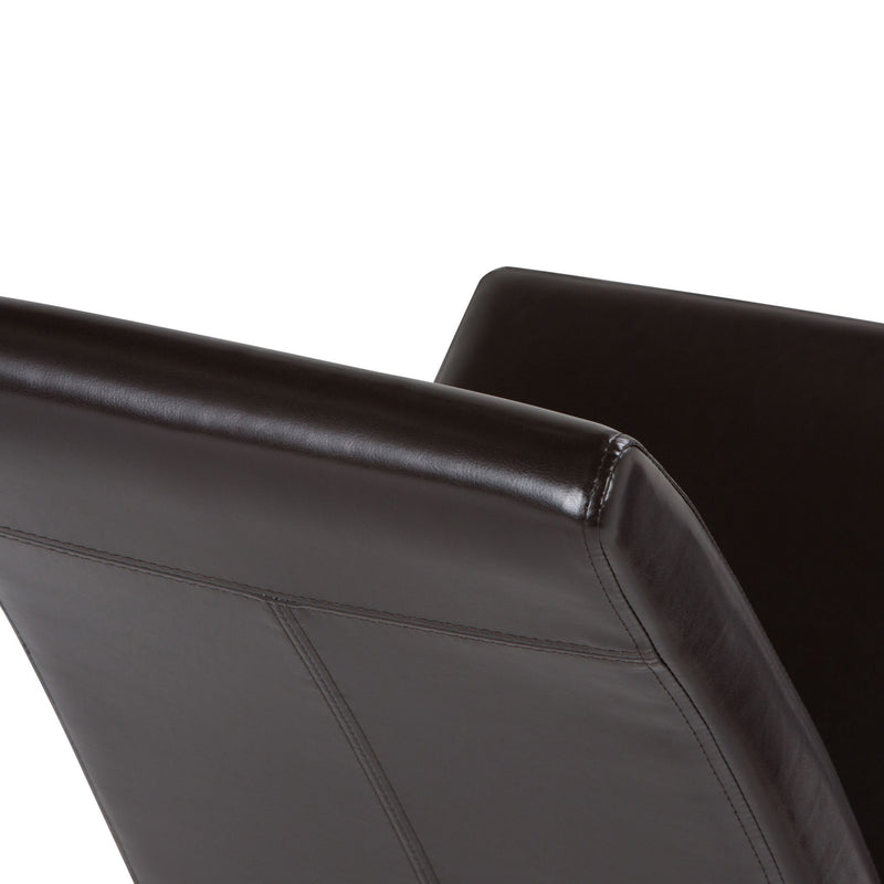 Acadian - Parson Dining Chair (Set of 2) - Tanners Brown - R&R Furniture Gallery (Fountain Valley, CA)