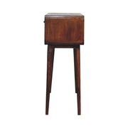 Sonata - Chestnut Console Table - R&R Furniture Gallery (Fountain Valley, CA)