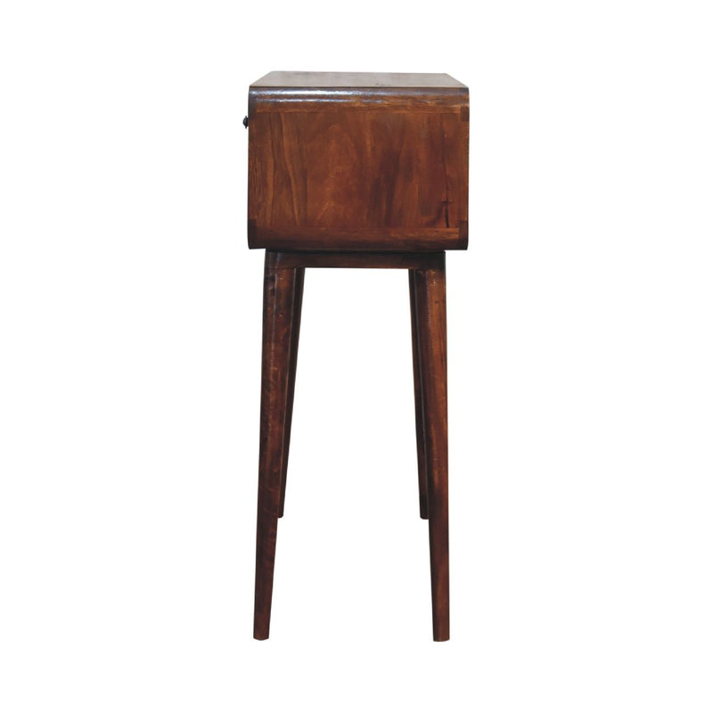 Sonata - Chestnut Console Table - R&R Furniture Gallery (Fountain Valley, CA)