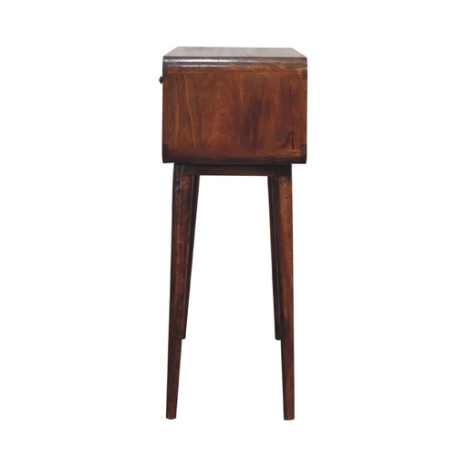 Sonata - Chestnut Console Table - R&R Furniture Gallery (Fountain Valley, CA)