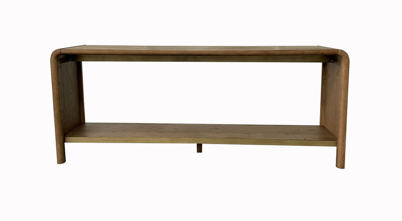 Waterfall - Console Table - Light Brown - R&R Furniture Gallery (Fountain Valley, CA)