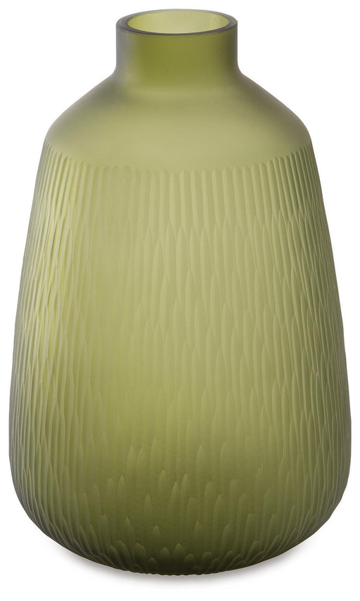 Signature Design by Ashley Scottyard vase from Vases & Jars collection, elegant ceramic vase with a textured finish.