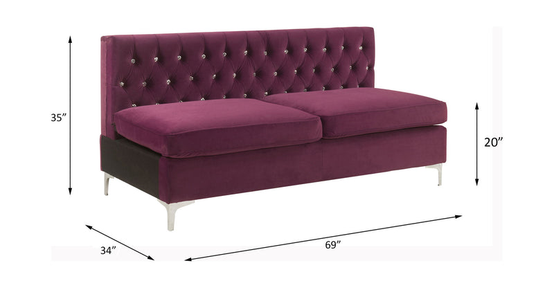 Jaszira - Modular - Armless Sofa - R&R Furniture Gallery (Fountain Valley, CA)
