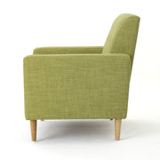 Nebulize - Upholstered Fabric Club Chair With Button Tufted And Square Off Arm And Back - R&R Furniture Gallery (Fountain Valley, CA)